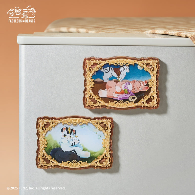 FABULOUS BEASTS - 名画ギャザリングシリーズ - アクリル製冷蔵庫マグネット ブラインドボックス