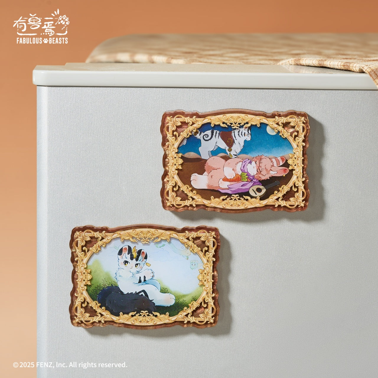 FABULOUS BEASTS - 名画ギャザリングシリーズ - アクリル製冷蔵庫マグネット ブラインドボックス