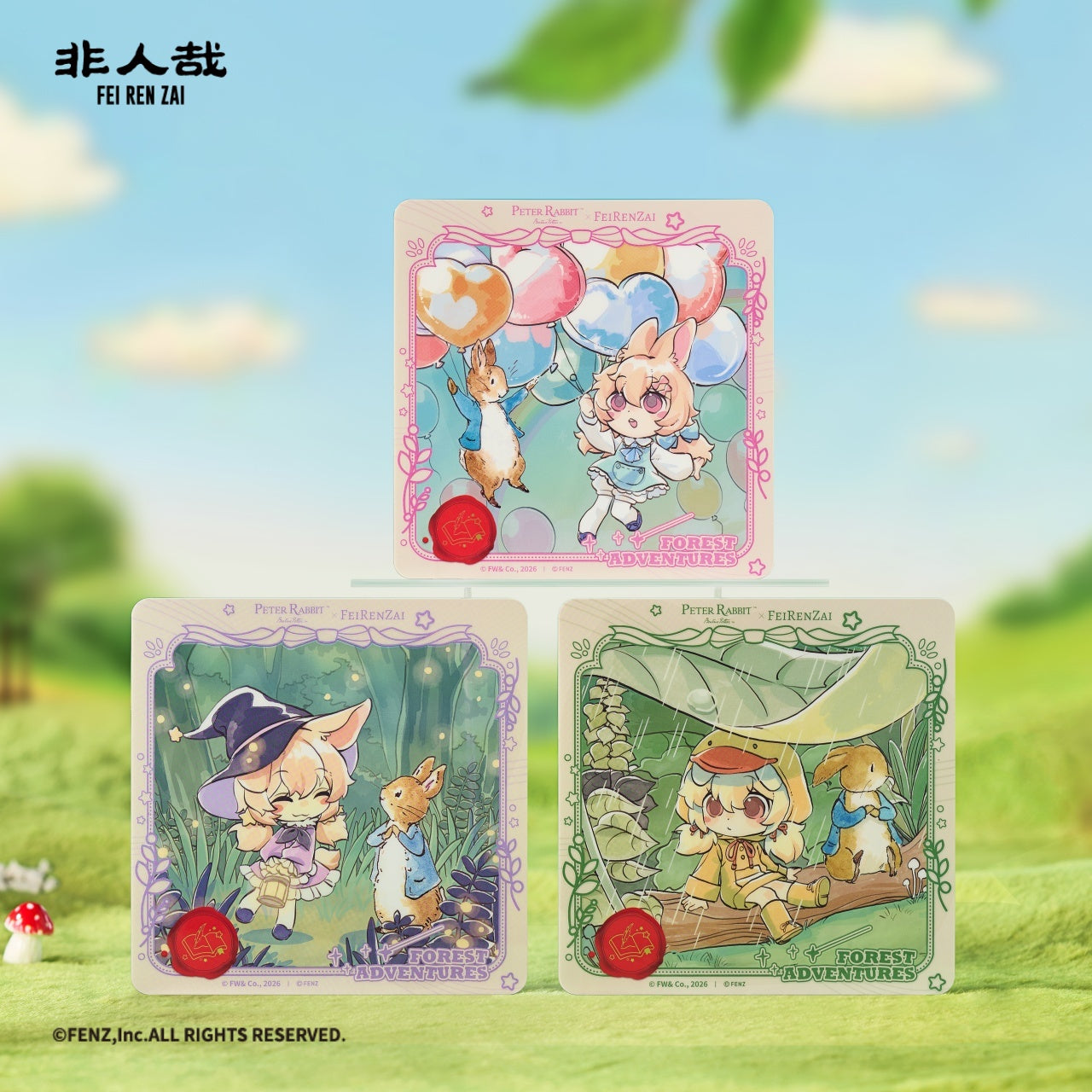 FEI REN ZAI×Peter Rabbit Forest Adventures Series - Clear Card Blind Box
