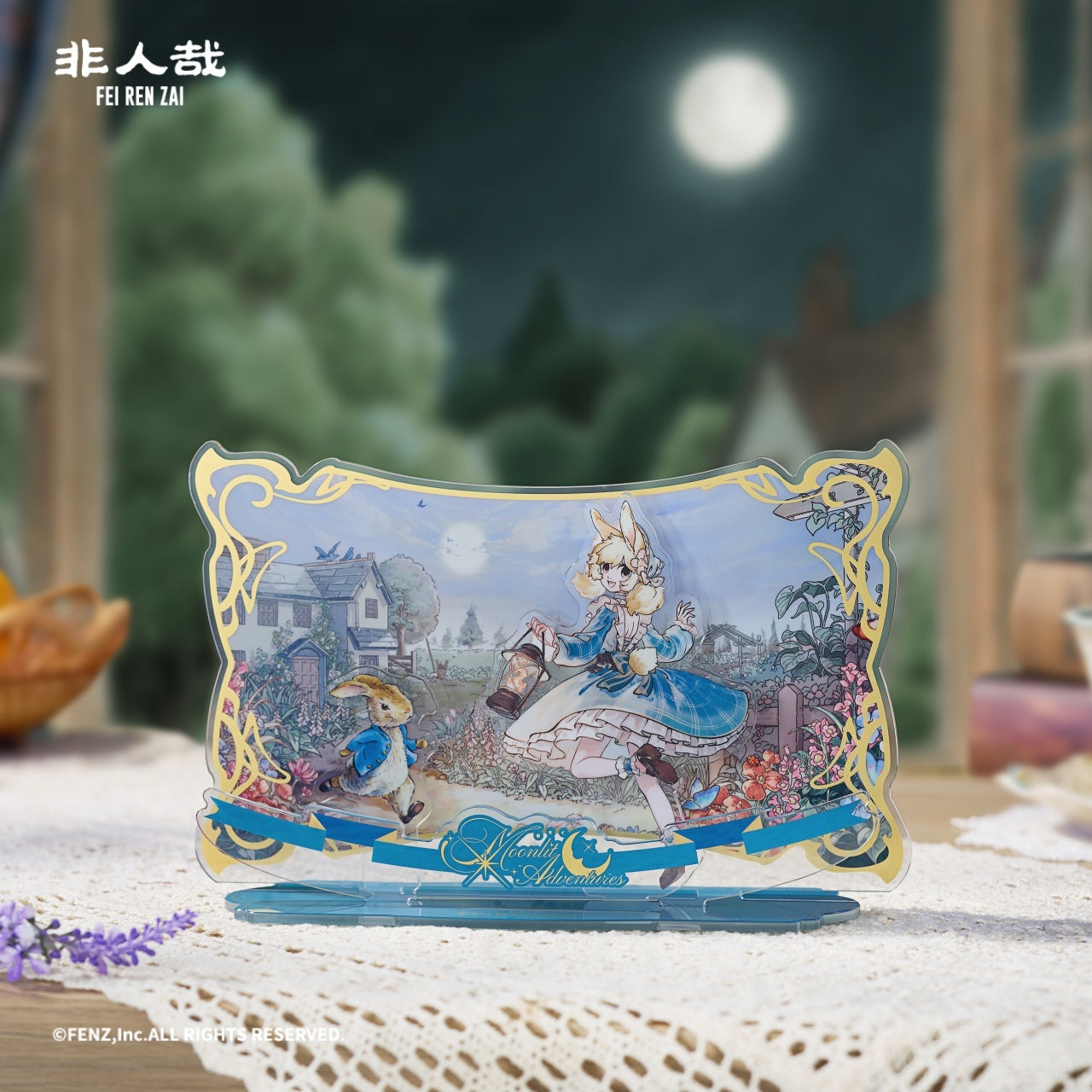 FEI REN ZAI×Peter Rabbit Moonlit Hedge Melody - Acrylic Standee