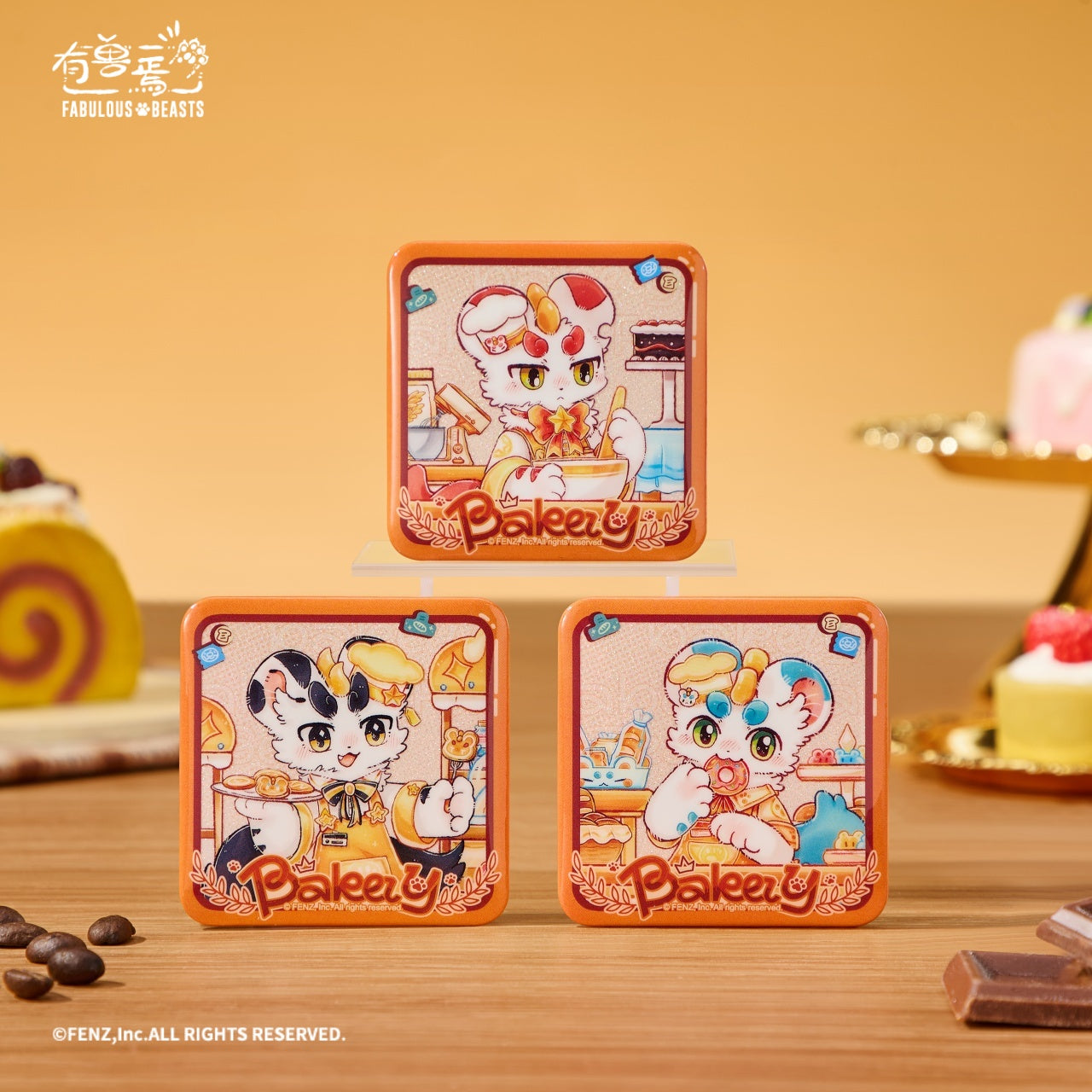 FABULOUS BEASTS - Bakery Series- Badge Blind Box