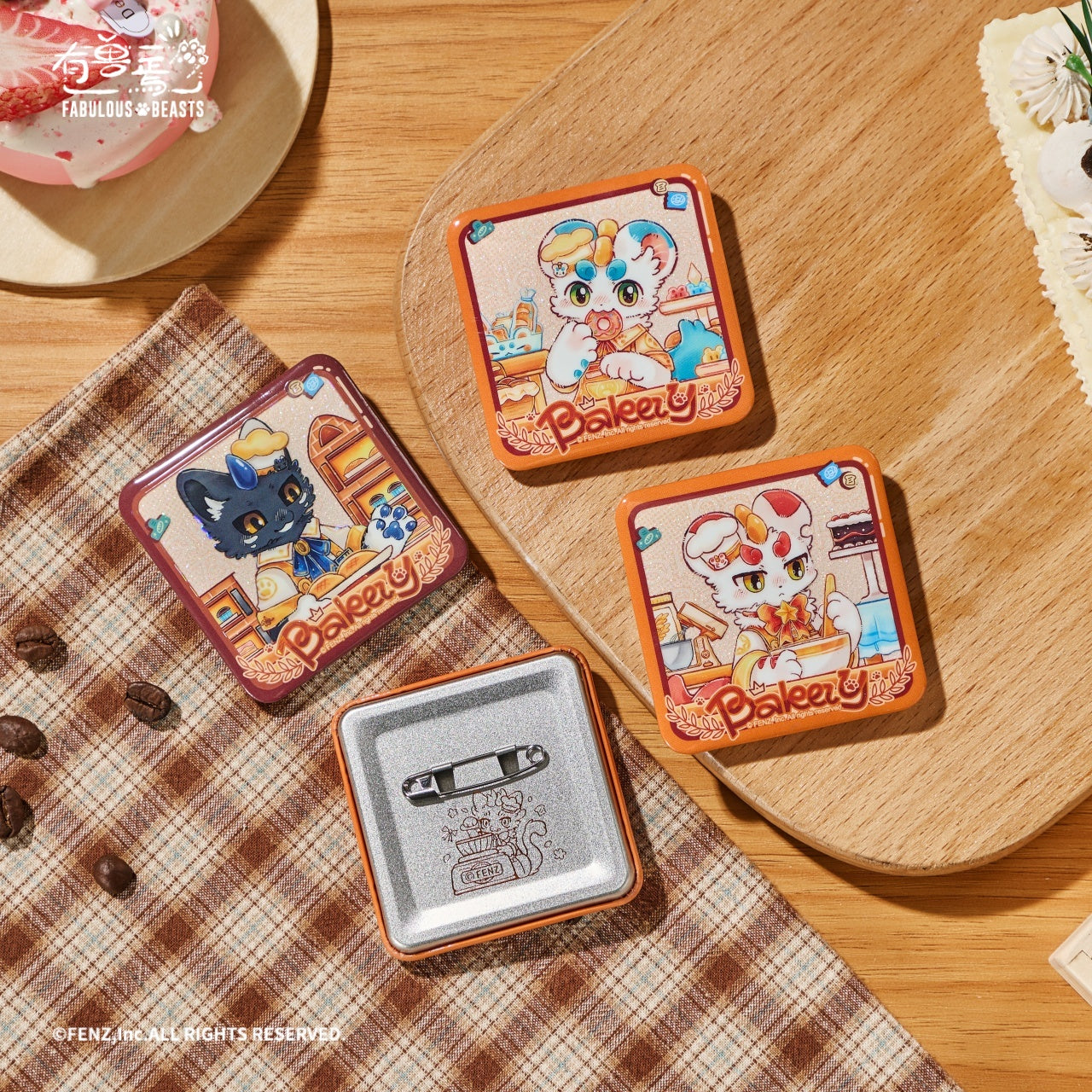 FABULOUS BEASTS - Bakery Series- Badge Blind Box