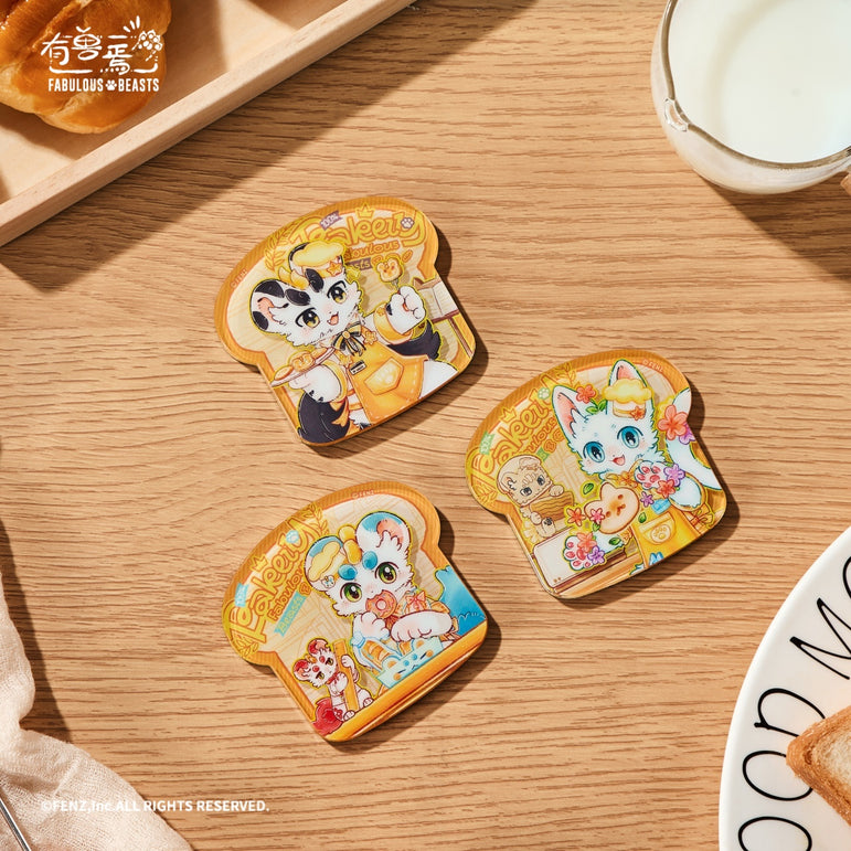 FABULOUS BEASTS - Bakery Series- Acrylic Fridge Magnet Blind Box