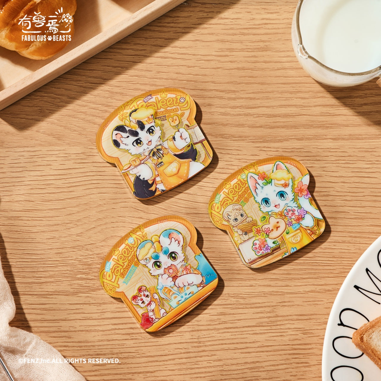 FABULOUS BEASTS - Bakery Series- Acrylic Fridge Magnet Blind Box