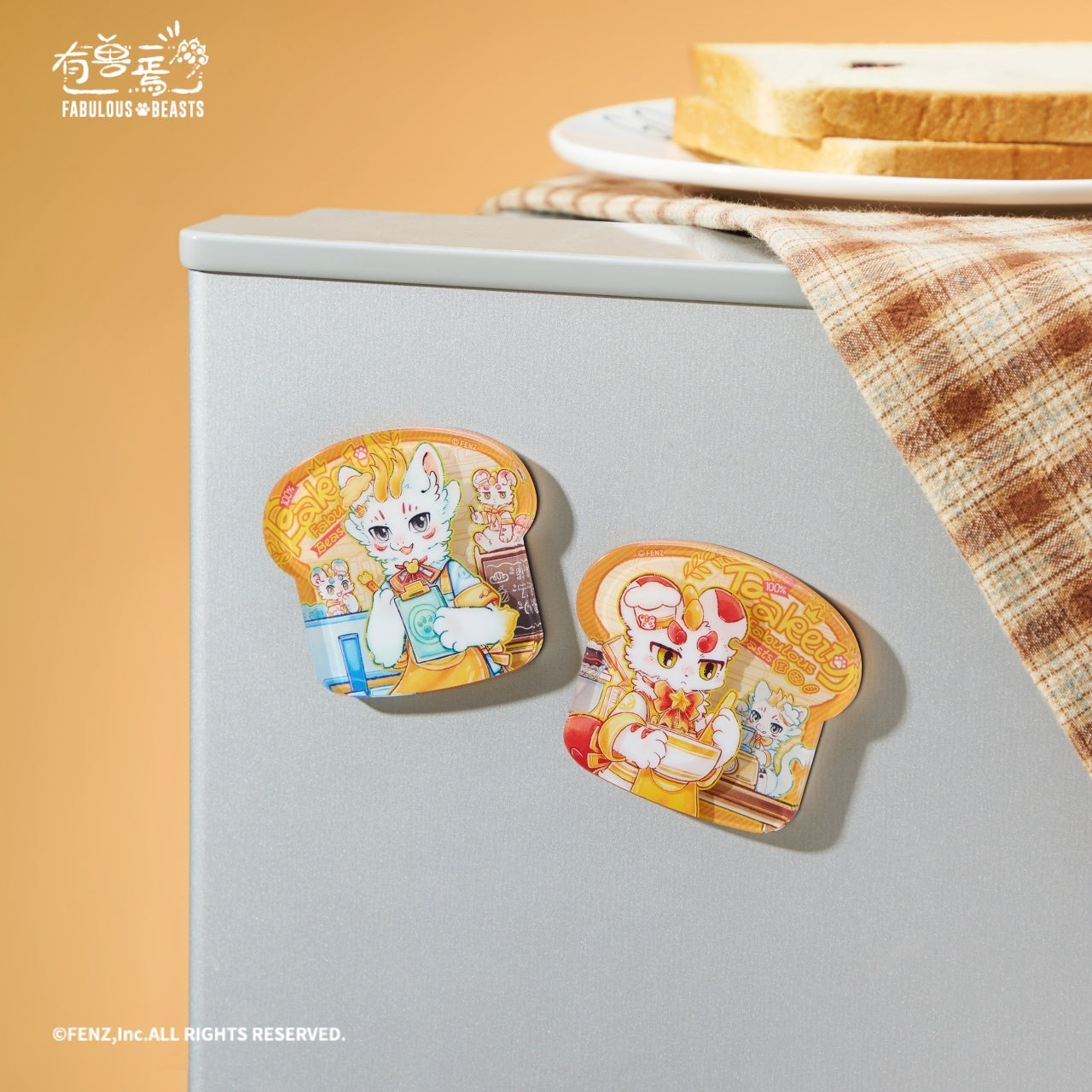 FABULOUS BEASTS - Bakery Series- Acrylic Fridge Magnet Blind Box