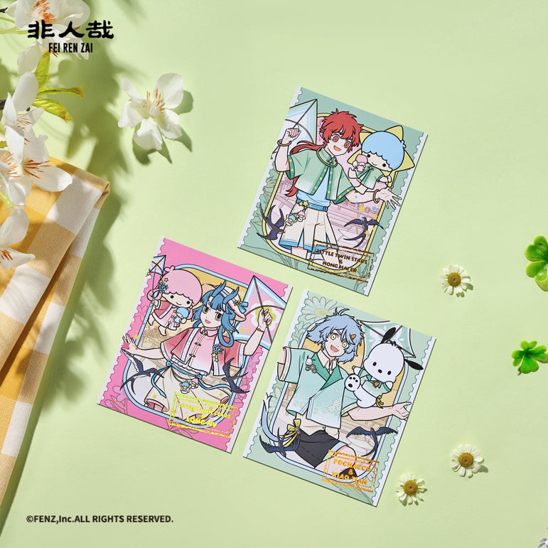 フェイ・レン・ザイ × サンリオキャラクターズ - インスタント写真風トレーディングカード ブラインドボックス