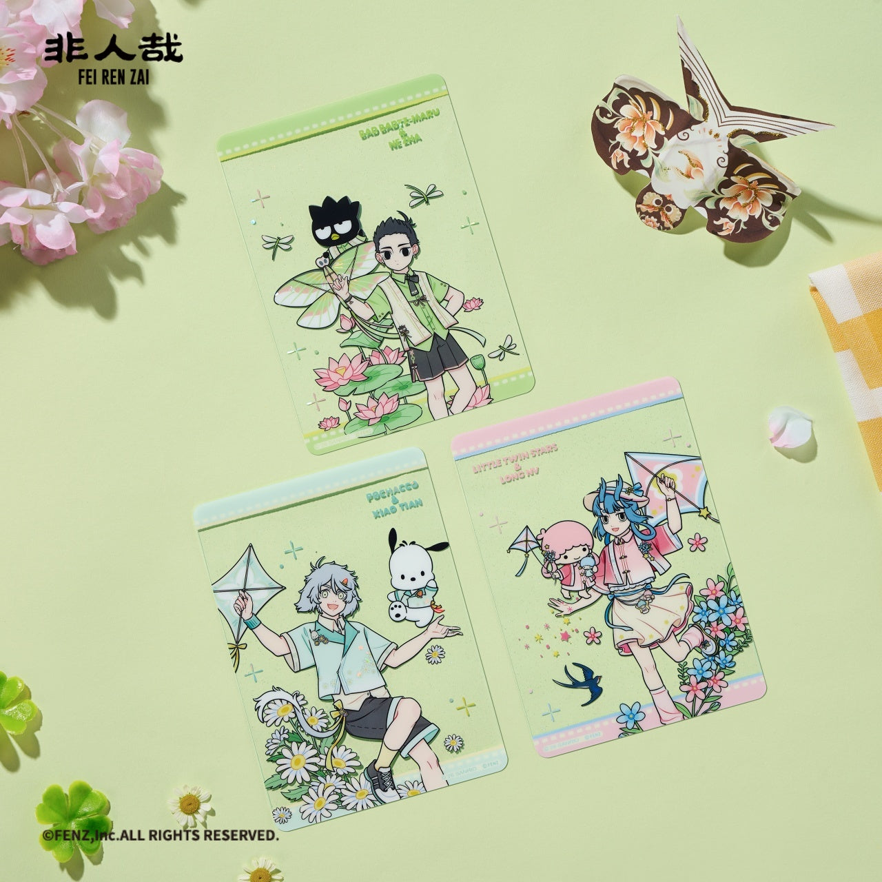 FEI REN ZAI x SANRIO CHARACTERS - Clear Card Blind Box