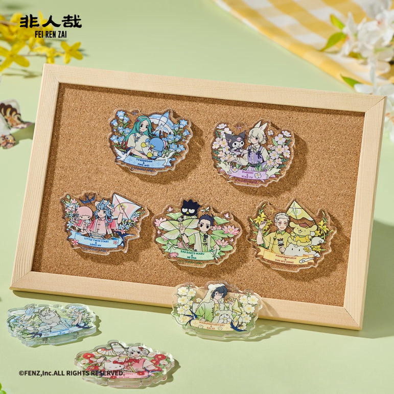 FEI REN ZAI x SANRIO CHARACTERS - Acrylic Fridge Magnet Blind Box