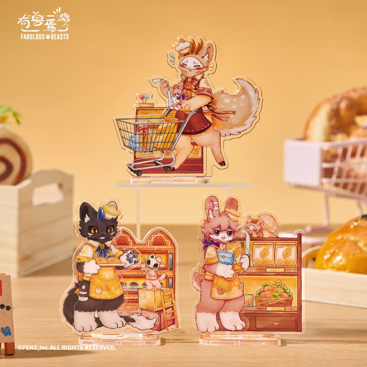 FABULOUS BEASTS - Bakery Series- Acrylic Standee Blind Box