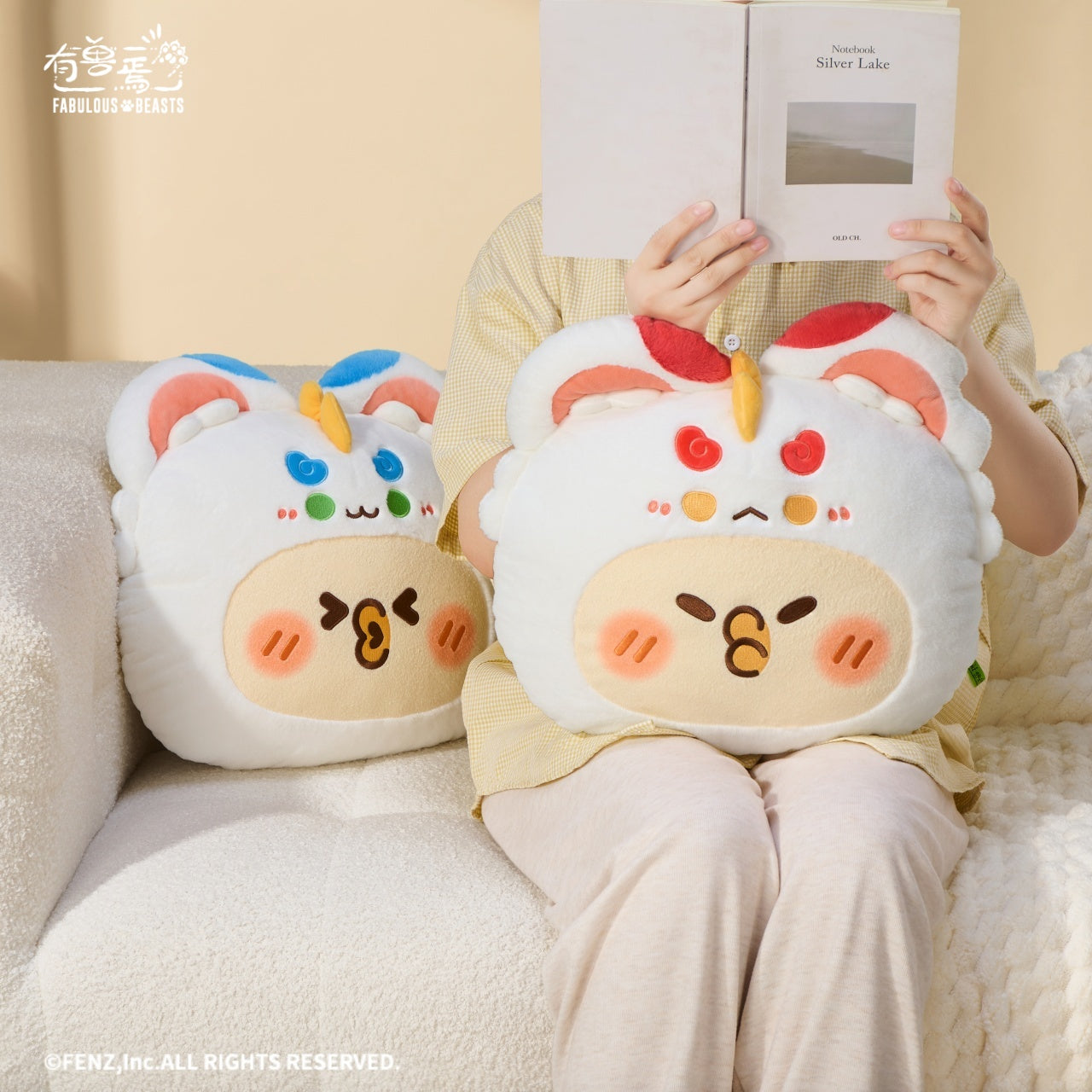 FABULOUS BEASTS × LITTLE PARROT BEBE - Plush Cushion