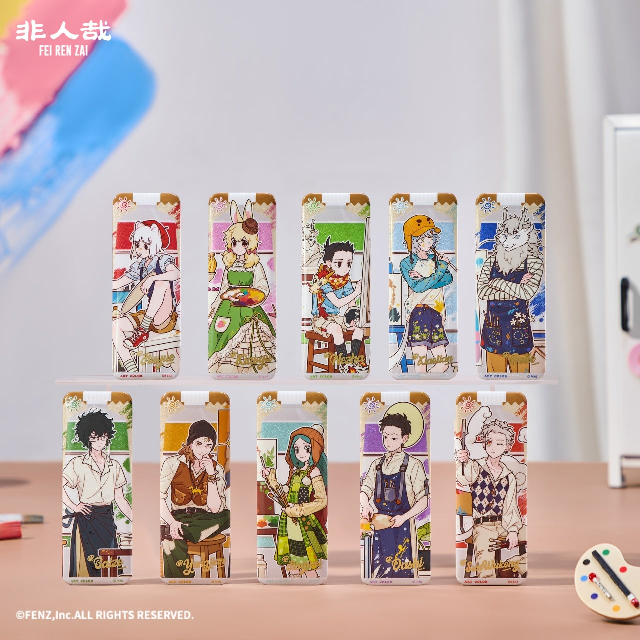FEI REN ZAI-Magic Whimsy Series-Badge Blind Box-Square Edition