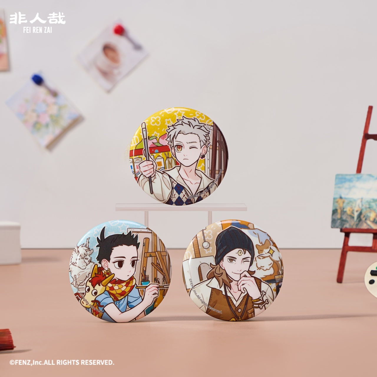FEI REN ZAI-Magic Whimsy Series-Badge Blind Box-Round Edition
