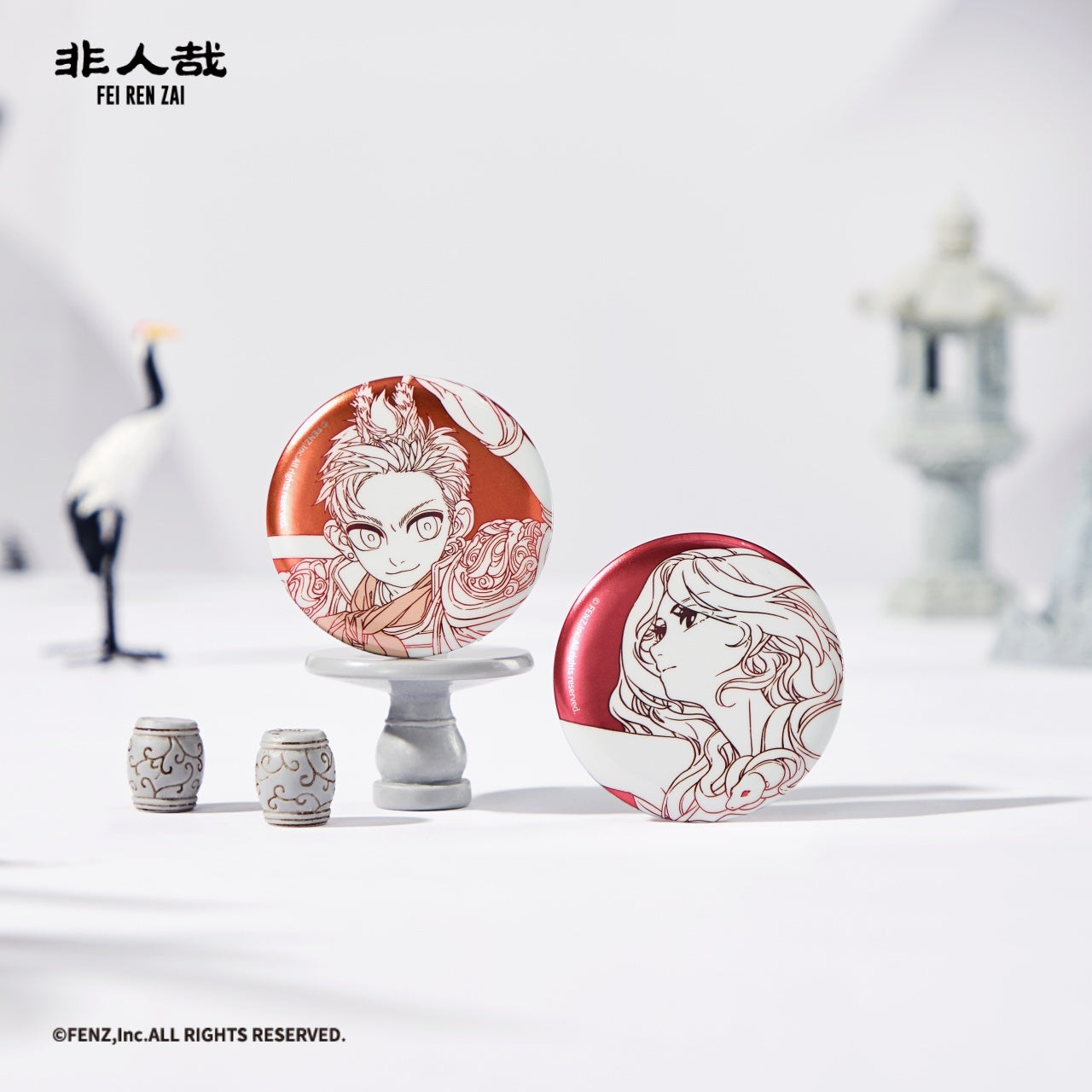 FEI REN ZAI-FAIRYLAND Series 1 -Badge Blind Box - Round