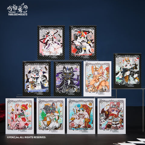 Fabulous Beasts Black & White Instant Photo-Style Trading Cards Blind Box