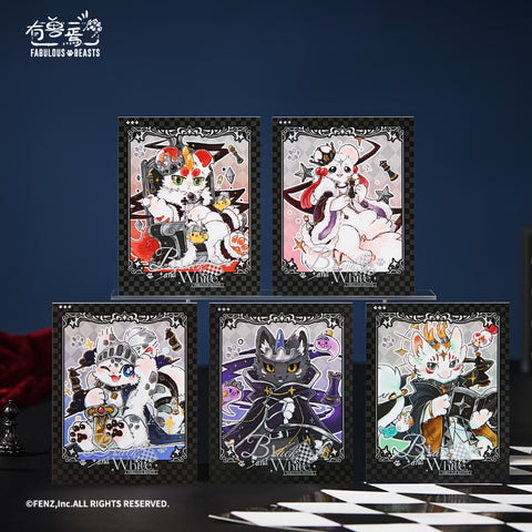 Fabulous Beasts Black & White Instant Photo-Style Trading Cards Blind Box