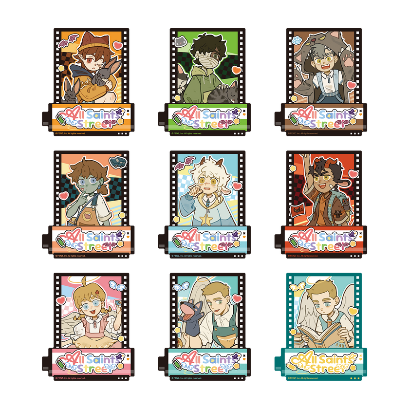 ALL SAINTS STREET 幼稚園シリーズ アクリル製冷蔵庫マグネット ブラインドボックス