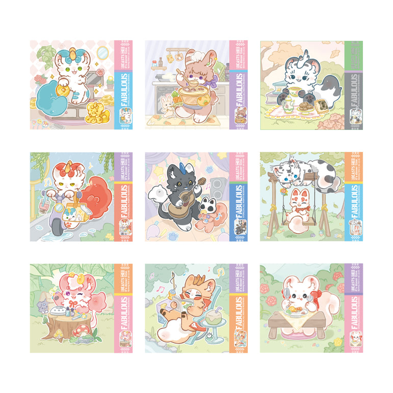 Fabulous Beasts 神話の生き物 ダイナー 色紙アートボード ブラインドボックス