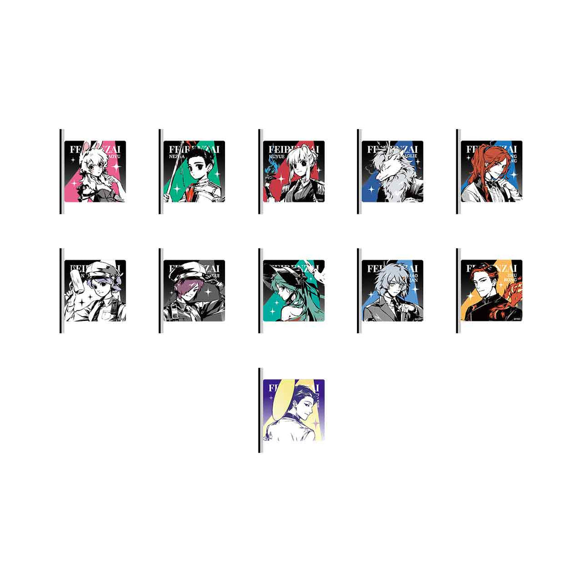 FEI REN ZAI Luminumbra Series Acrylic Fridge Magnet Blind Box