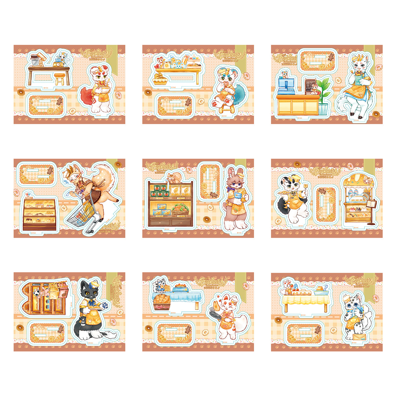 FABULOUS BEASTS - Bakery Series- Acrylic Standee Blind Box