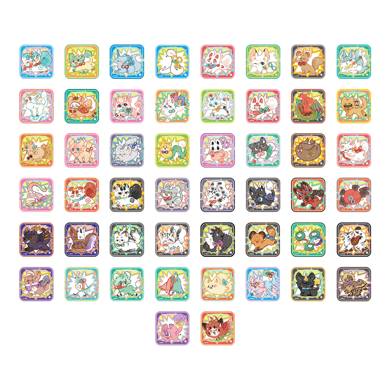FABULOUS BEASTS-Eight Treasure Candy-Badge Blind Box