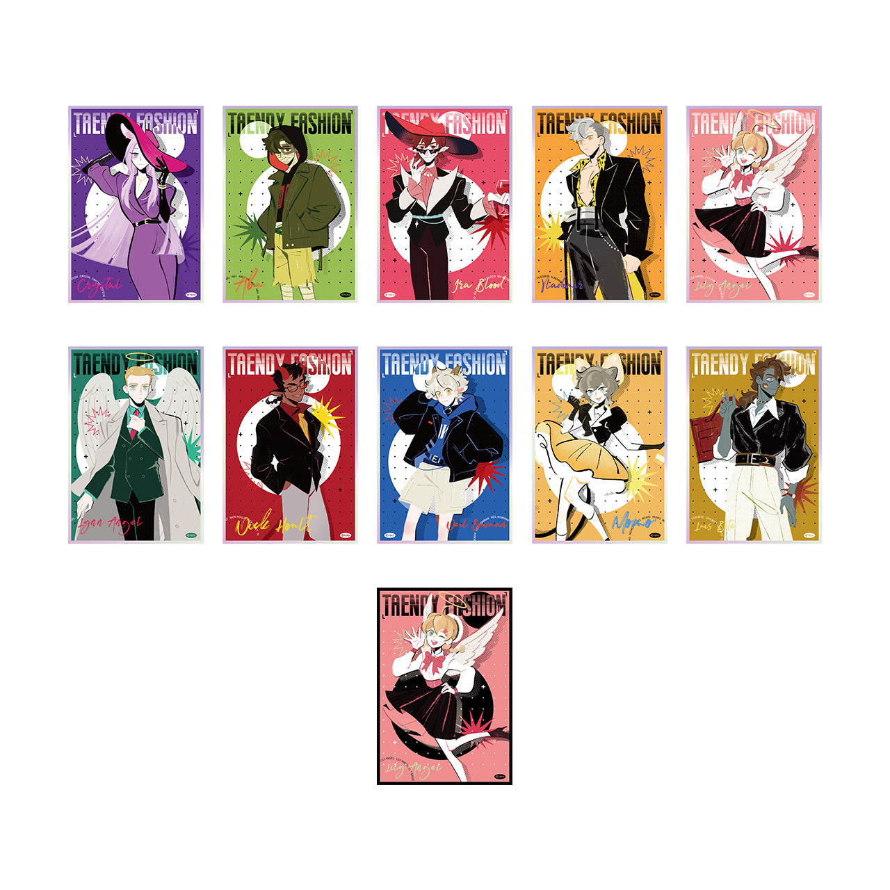 ALL SAINTS STREET-Trendy Fashion-Acrylic Shikishi Art Board Blind Box