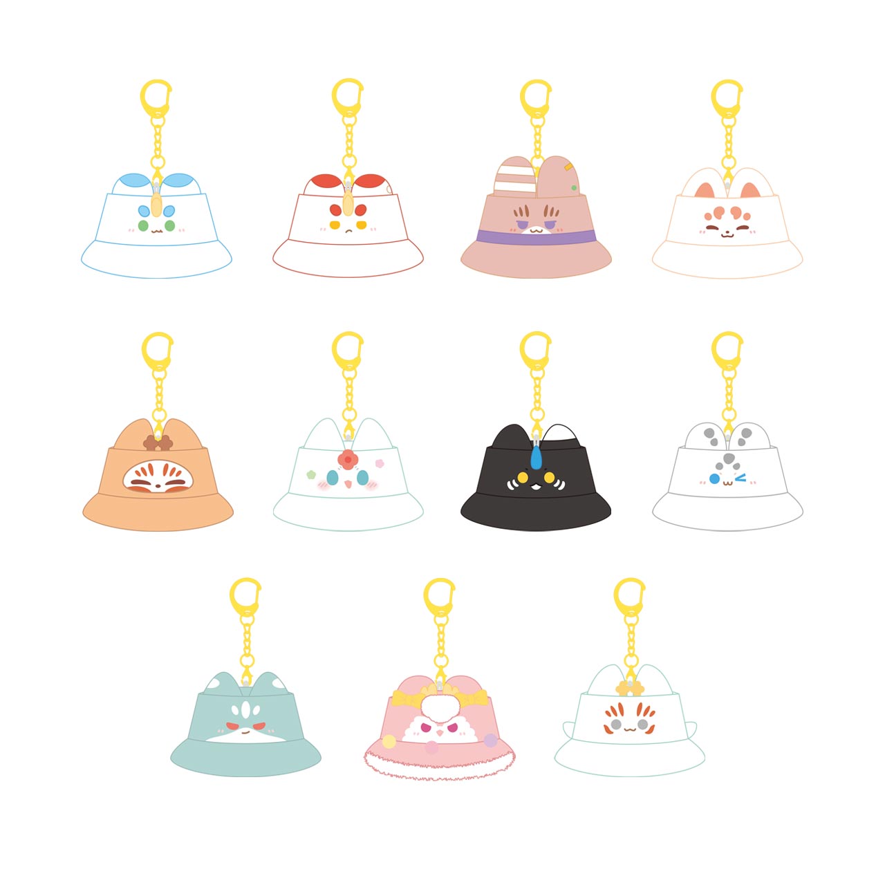 FABULOUS BEASTS-Bucket Hat Series-Plush Pendant Blind Box