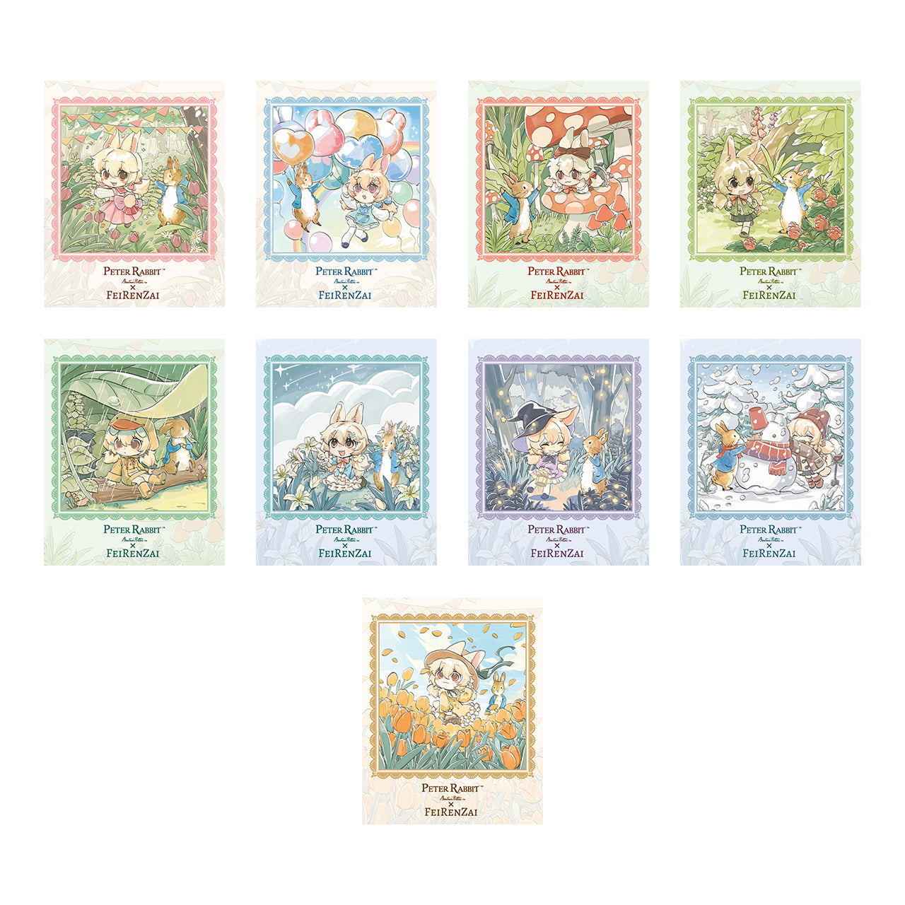 FEI REN ZAI×Peter Rabbit Forest Adventures Series - Instant Photo-Style Trading Cards Blind Box