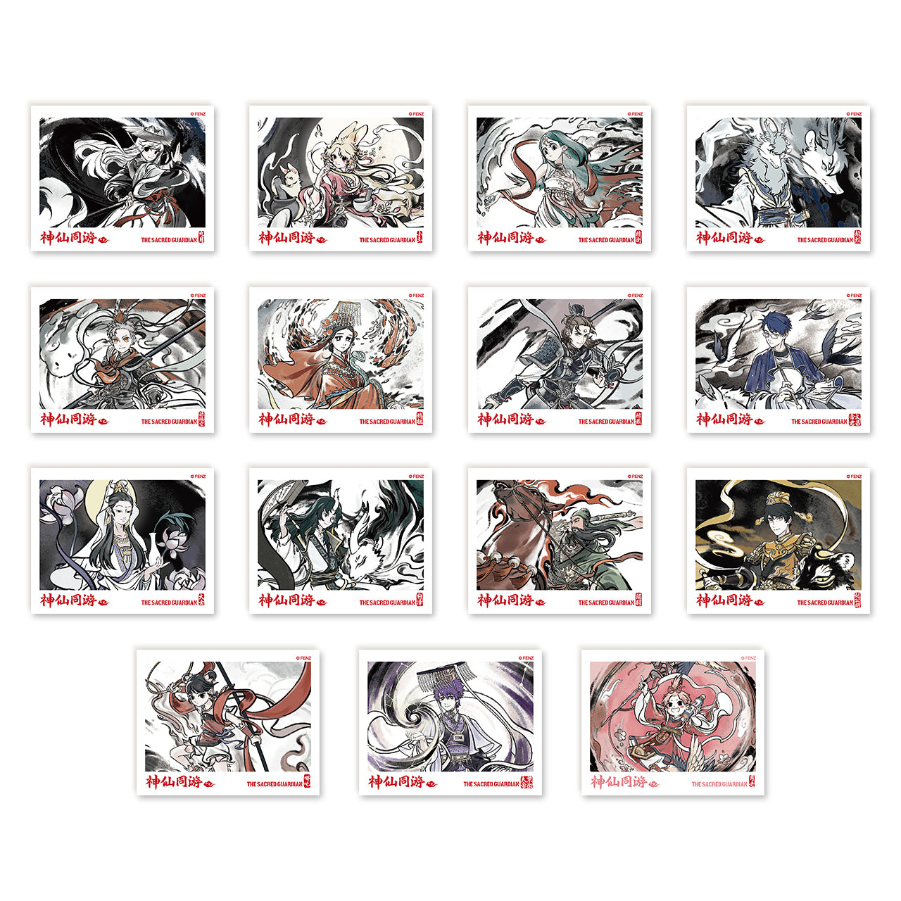 FEI REN ZAI-The Sacred Guardian-Instant Photo-Style Trading Cards Blind Box