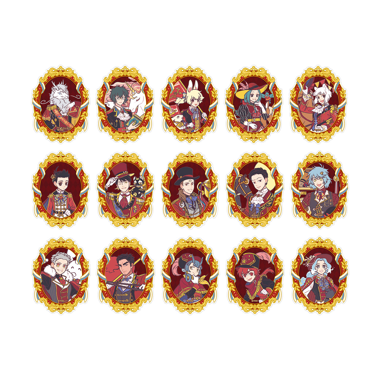 FEI REN ZAI Dressage Series Acrylic Fridge Magnet Blind Box