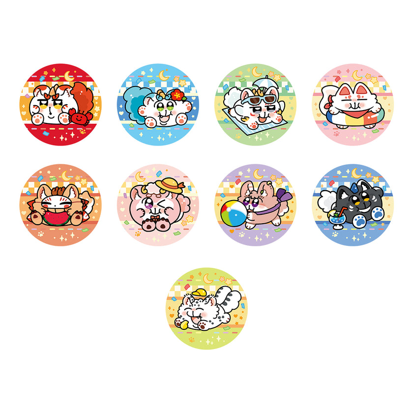 FABULOUS BEASTS×CHIMITAN-Furryland-Badge Blind Box-Q Edition