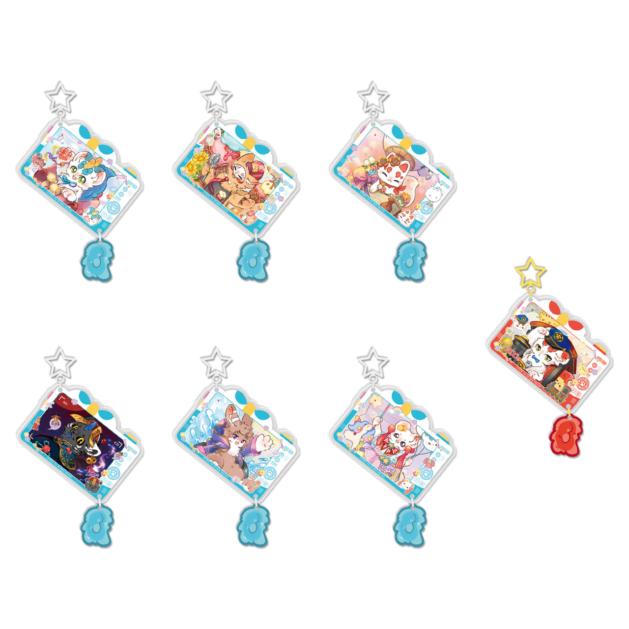 FABULOUS BEASTS Furry Paradise Series Acrylic Charm Blind Box