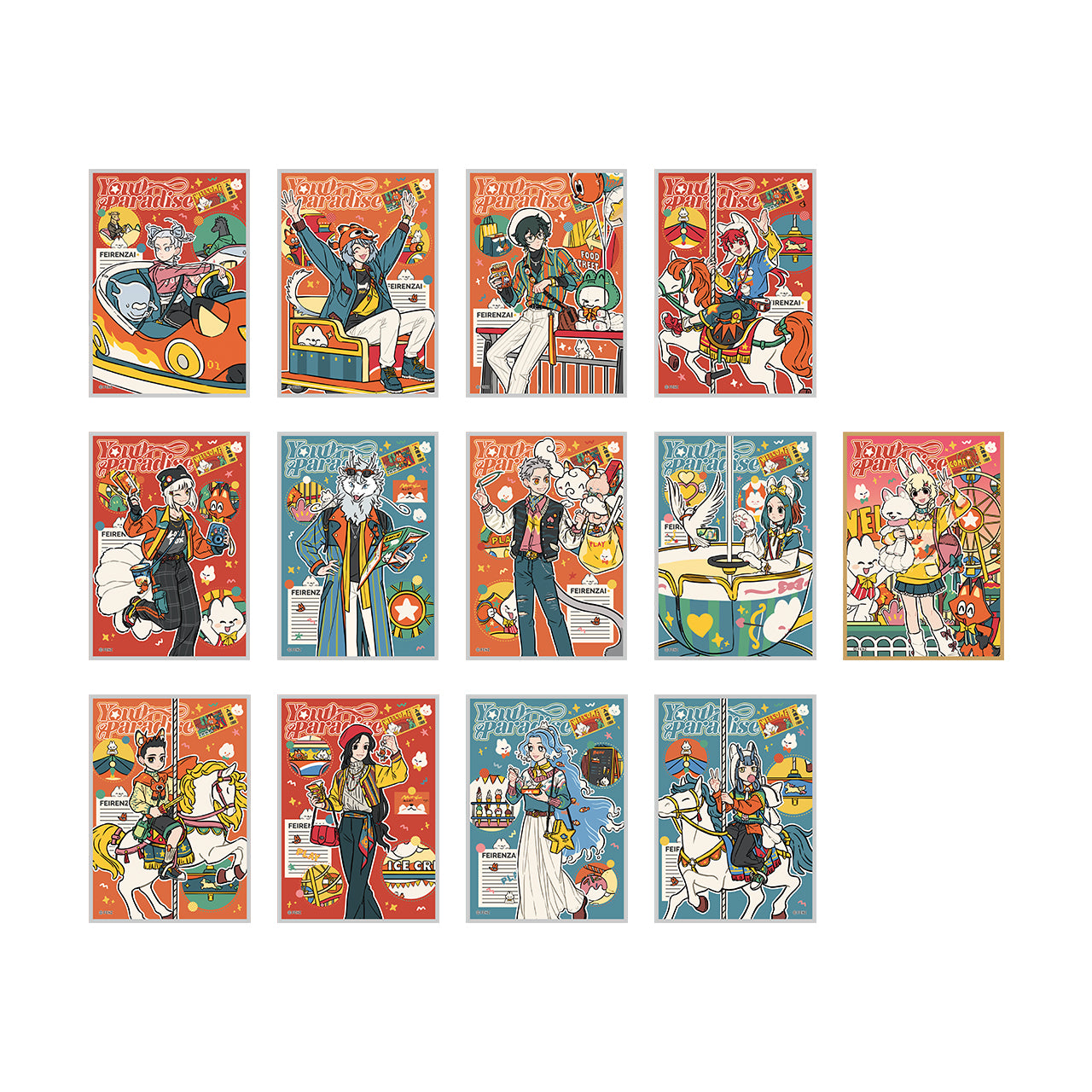 FEI REN ZAI Youth Paradise Shikishi Art Board Blind Box – FEI REN