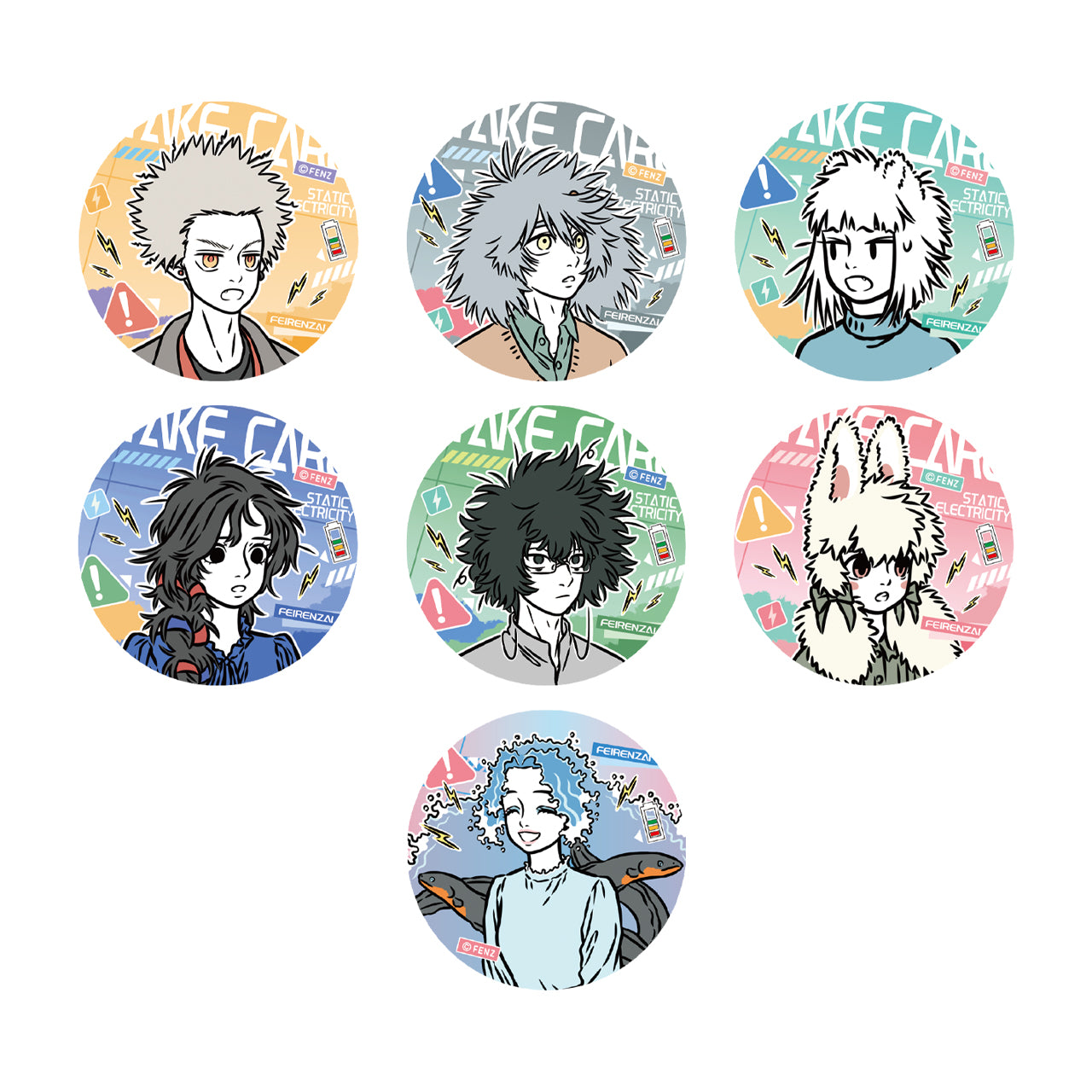 FEI REN ZAI-Static Electricity-Badge Blind Box