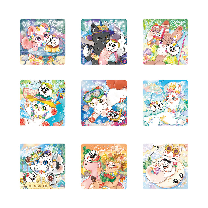 FABULOUS BEASTS×CHIMITAN - Furryland Series -Badge Blind Box