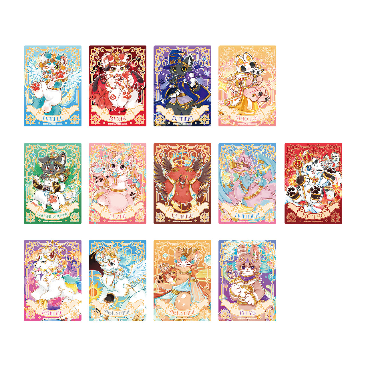 FENZ Official FABULOUS BEASTS Starry Voyage Clear Card Blind Box