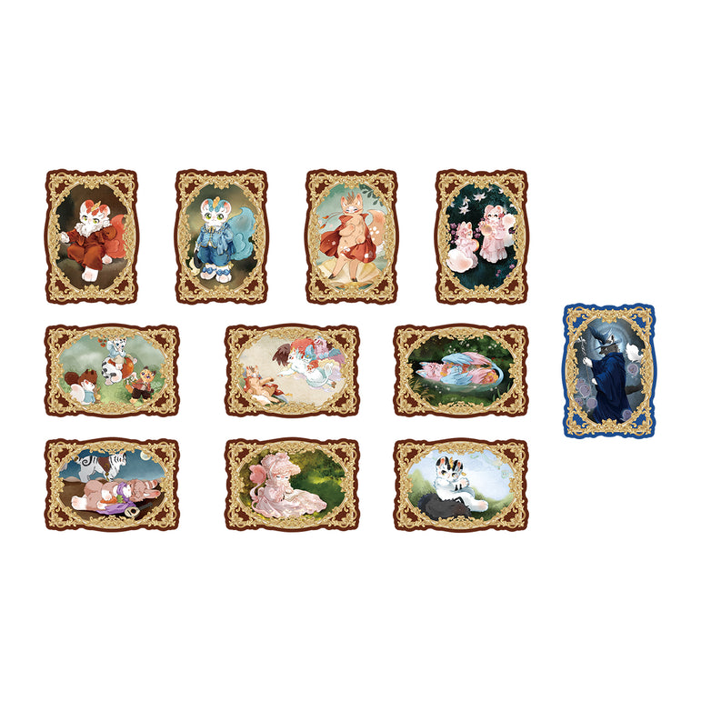 FABULOUS BEASTS - 名画ギャザリングシリーズ - アクリル製冷蔵庫マグネット ブラインドボックス