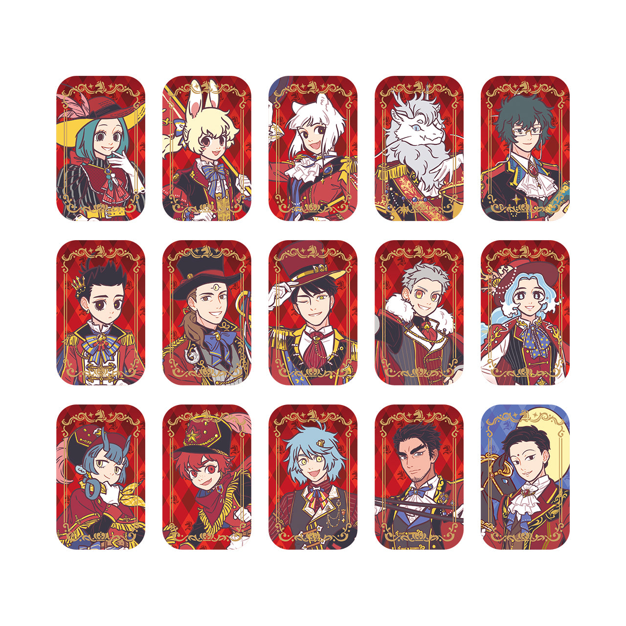 FEI REN ZAI Dressage Series Badge Blind Box Square Edtion