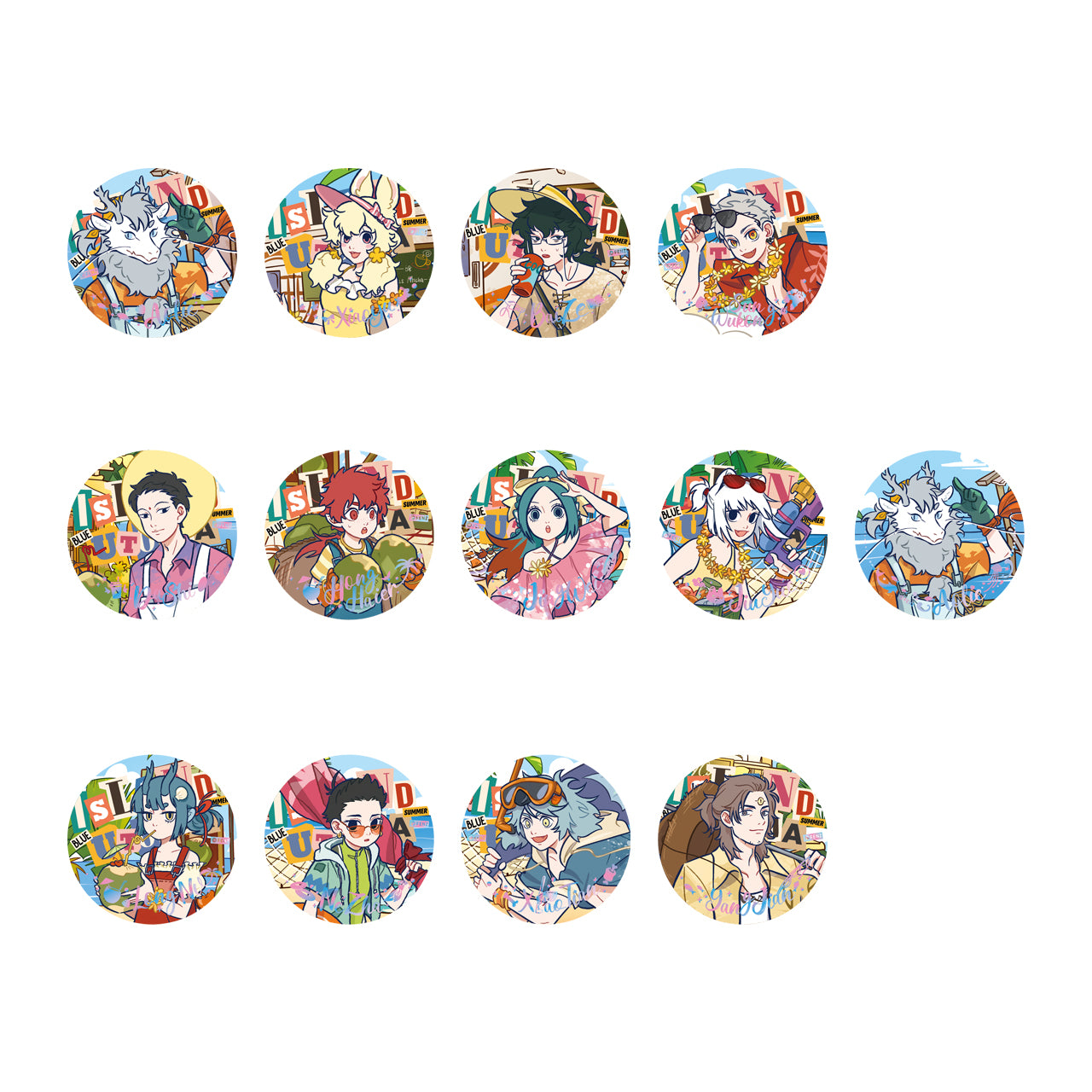 FEI REN ZAI-Island Utopia-Badge Blind Box