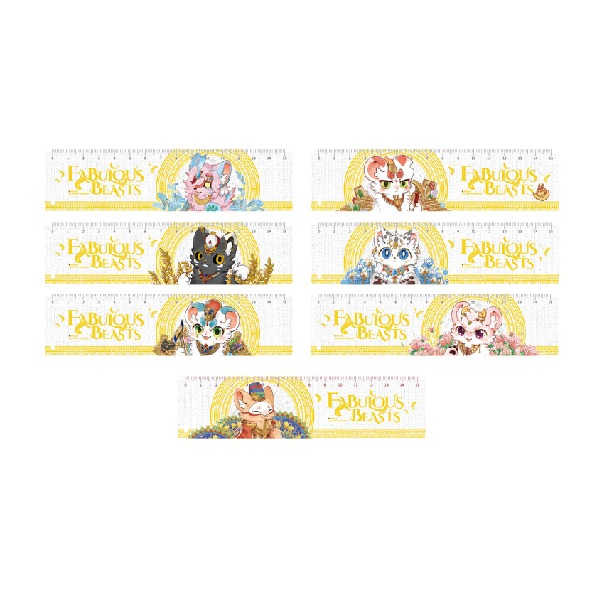 Fabulous Beasts Golden Vow Series Acrylic Ruler Blind Box