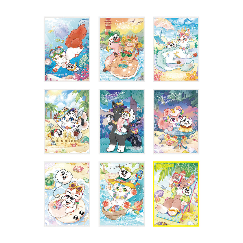 FABULOUS BEASTS×CHIMITAN-Furryland-Shikishi Art Board Blind Box