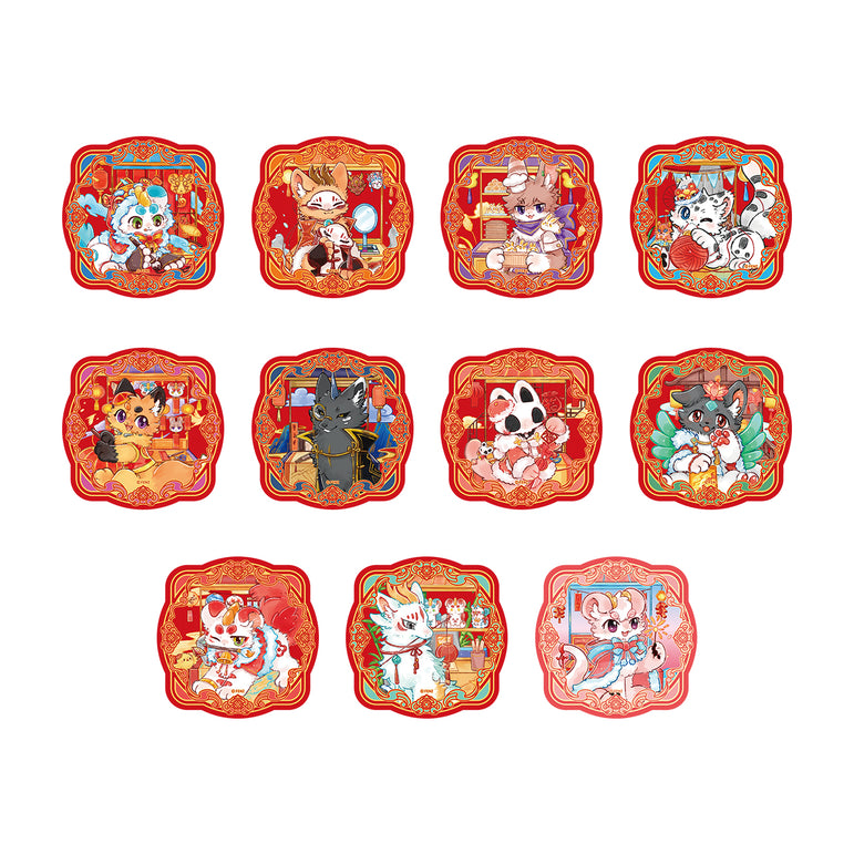 FABULOUS BEASTS Luminous Years Series Acrylic Refrigerator Stickers Blind Box