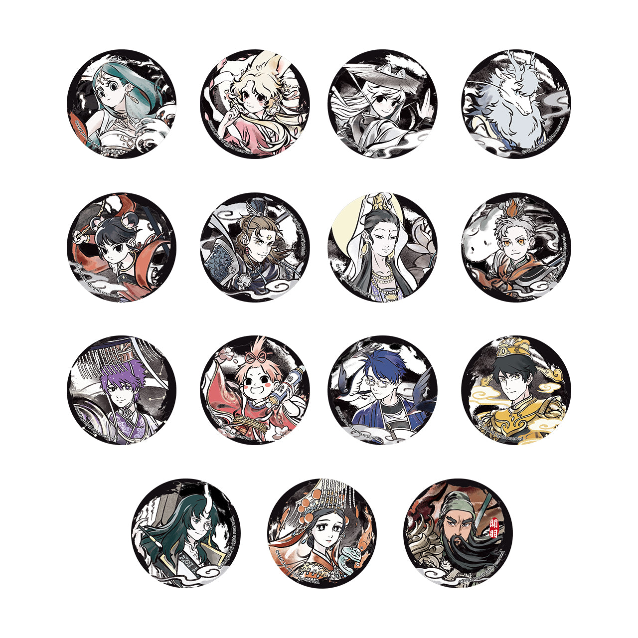 FEI REN ZAI-The Sacred Guardian-Badge Blind Box-Round Edition