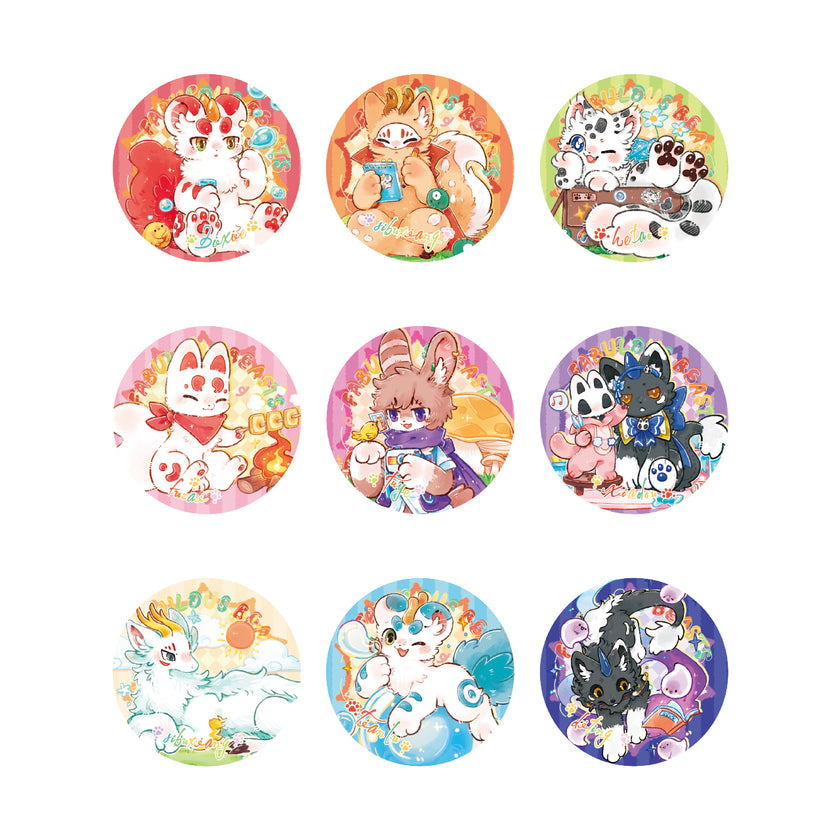 Fabulous Beasts Caiyunshan Series Badge Blind Box
