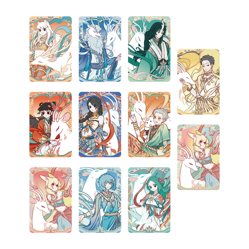 FEI REN ZAI×DUN HUANG ART-Nine-Colored Celestial Deer-Badge Blind Box