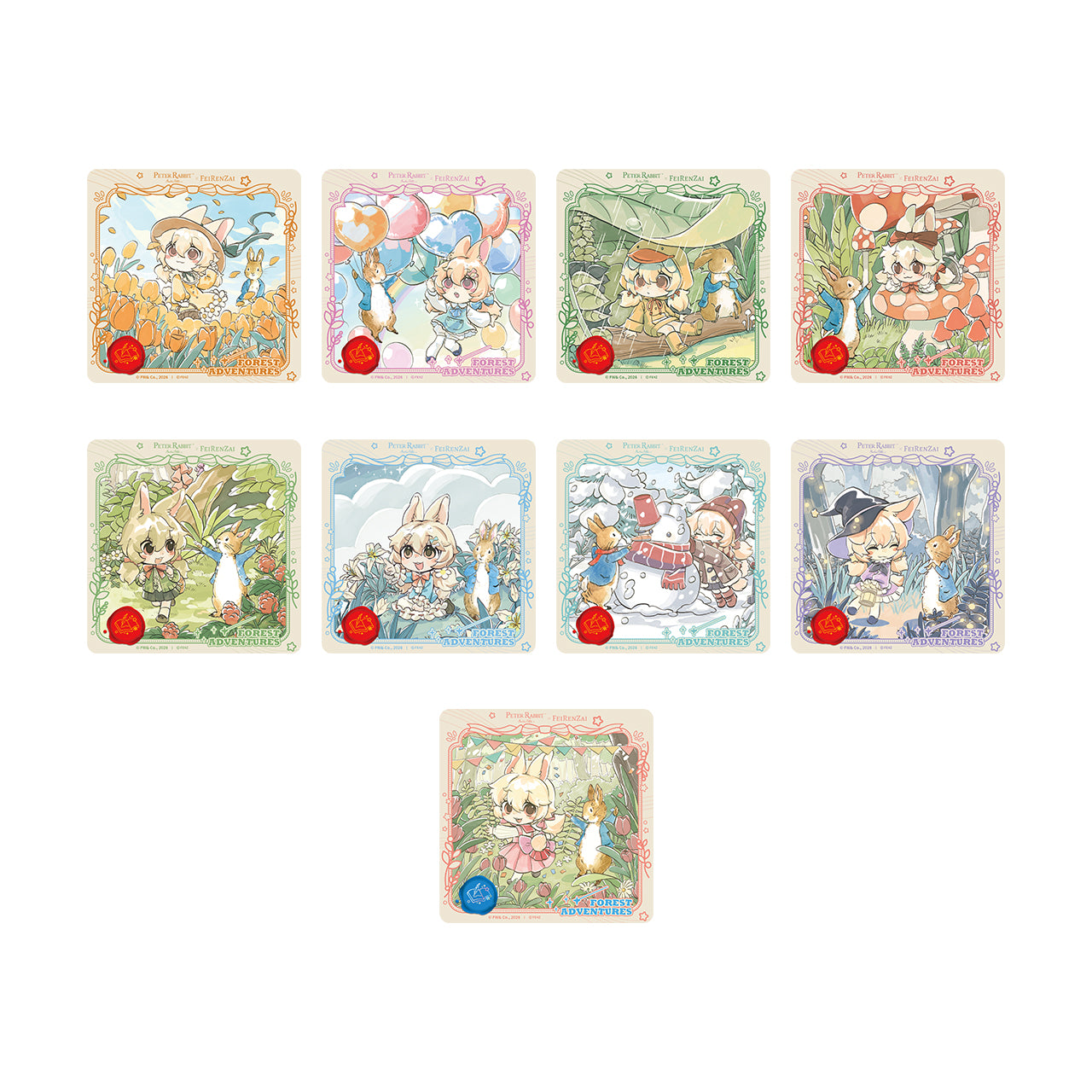 FEI REN ZAI×Peter Rabbit Forest Adventures Series - Clear Card