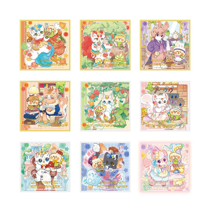 FABULOUS BEASTS × LITTLE PARROT BEBE - Shikishi Art Board Blind Box