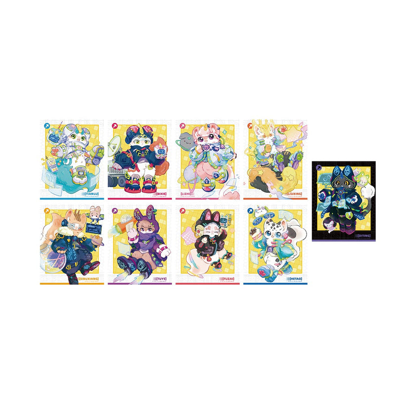 FABULOUS BEASTS-Stellar Drift-Instant Photo-Style Trading Cards Blind Box