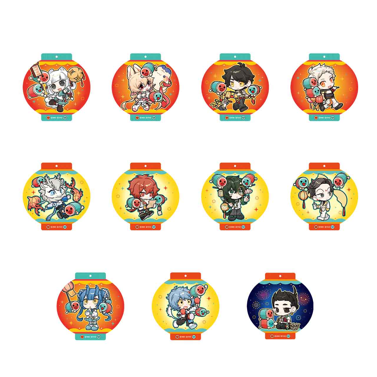 FEI REN ZAI × Taiko no Tatsujin - Clear Card Blind Box - Chibi