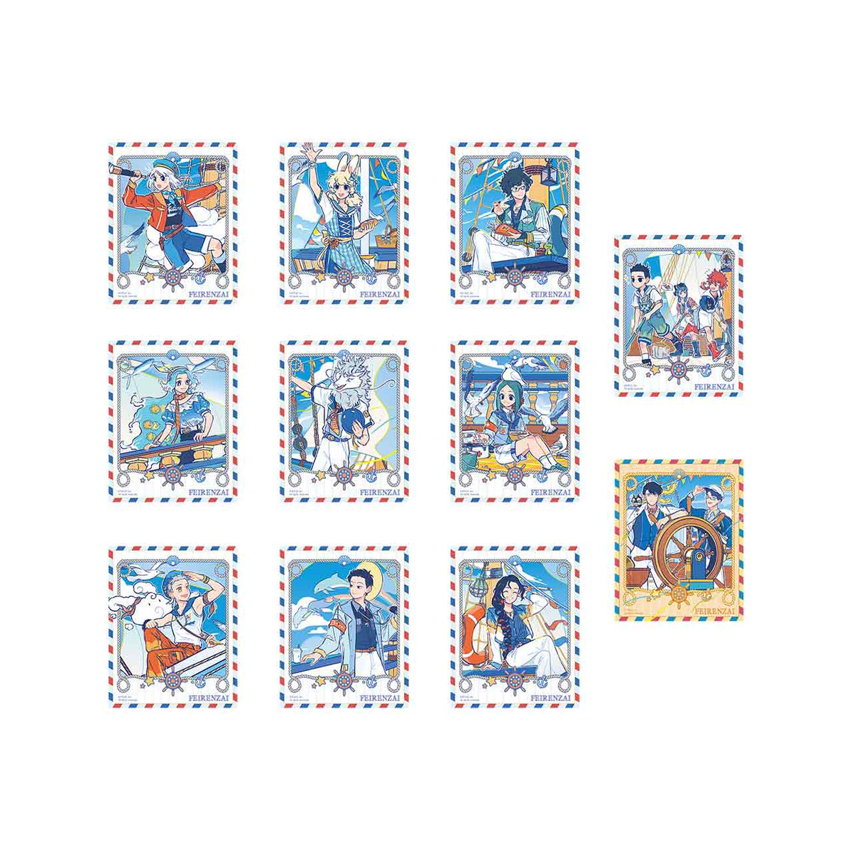 FEI REN ZAI Set Sail Series Instant Photo-Style Trading Cards Blind Box