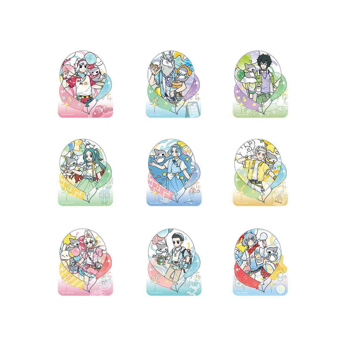 FEI REN ZAI × ODEKAKE KOZAME Clear Card Blind Box